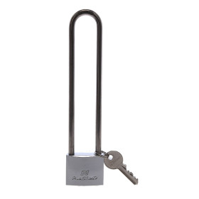 Cadenas inox Plastimo avec longue anse | Corps L40mm | Anse L150mm | Cadenas | Vue de face