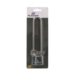 Cadenas inox Plastimo avec longue anse | Corps L40mm | Anse L150mm | Cadenas | Vue de face