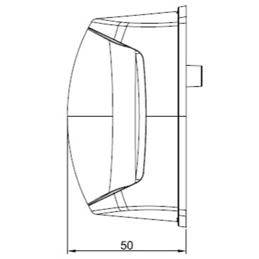 Feux de navigation Sphera III Osculati | Feux de navigation pour bateau de plaisance voile ou moteur | profondeur