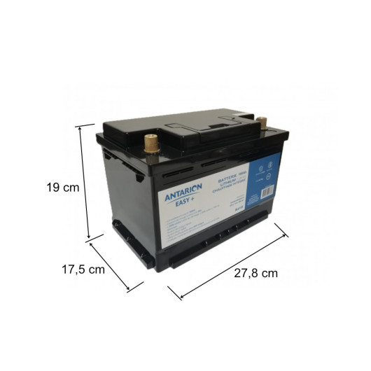 ANTARION EASY+ Batterie Lithium 12 V format L3 | 100 Ah dimensions