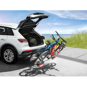 EUFAB Crow Plus | RECONDITIONNE Crow Plus EUFAB - Porte-vélos d'attelage reconditionné basculant pour van aménagé ou voiture