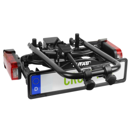 Crow Plus EUFAB - Porte-vélos d'attelage reconditionné basculant pour van aménagé ou voiture