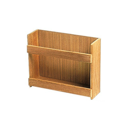 Porte-objets en teck ARC MARINE - rangement mural bateau, van et fourgon