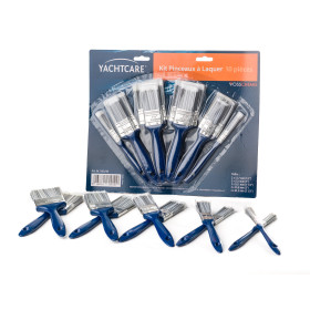 YACHTCARE Kit pinceaux à laquer | 5 ou 10 pièces Kit pinceaux à laquer Yachtcare 5 ou 10 pièces | Outils d'application et carénages | 10 pièces