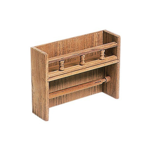 Porte épices et essuie-tout en teck ARC Marine - accessoire cuisine bateau et camping-car - visuel