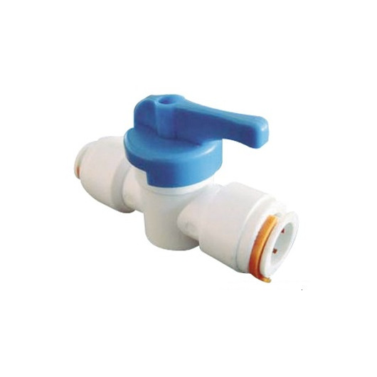 Vanne d’arrêt 1/4 de tour PER ø12 mm femelle | Pour circuit d’eau en van, bateau, caravane