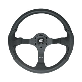 Volant noir Nisida Ultraflex | Volant & barre à roue de vedette et bateau à moteur