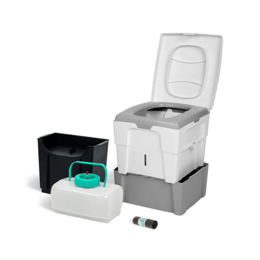 Toilettes sèches TROBOLO WandaGO compactes et autonomes pour van aménagé et camping-car - contenu