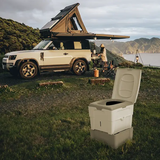 Toilettes sèches TROBOLO WandaGO compactes et autonomes pour van aménagé et camping-car - outdoor