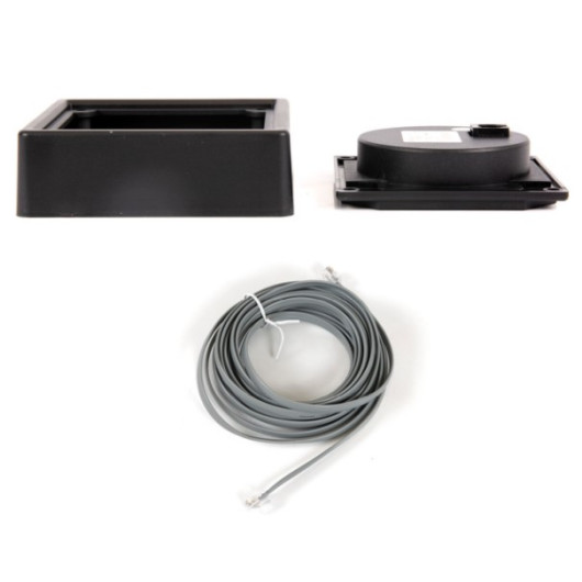 Afficheur LCD Energie Mobile METER - Contrôle booster et chargeur de batterie camping-car, van et bateau | vue de profil