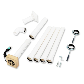 TROBOLO Système de ventilation électrique Système de ventilation électrique Trobolo - accessoire toilettes sèches van et fourgon - contenu