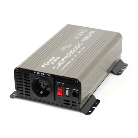 Convertisseur sinusoïdal DC-AC PSW-V2 700 Va Energie Mobile | électricité en van, bateau, camping-car