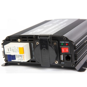 Convertisseur pur sinus PSW DIF-V2 350 Va Énergie Mobile - 12V DC vers 230V AC pour van, bateau et camping-car