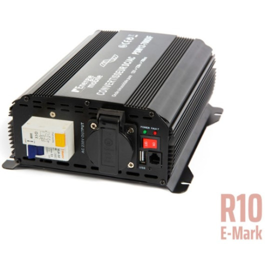 Convertisseur pur sinus PSW DIF-V2 700 Va Energie Mobile - 12V DC vers 230V AC pour van, bateau et camping-car | certifié R10