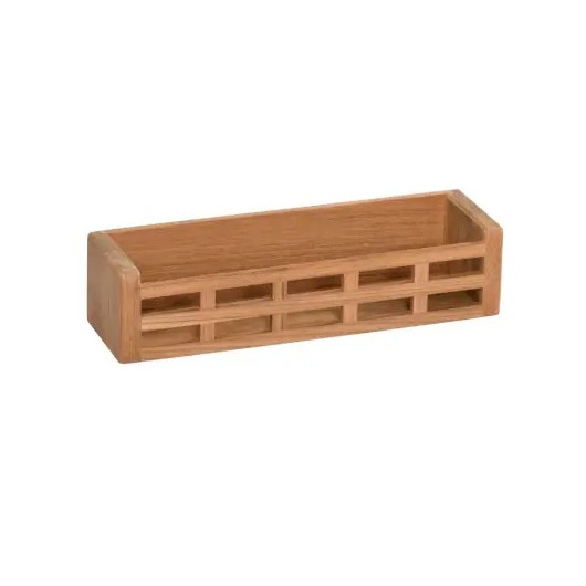 Étagère murale en teck ARC Marine - support de rangement compact bateau et van