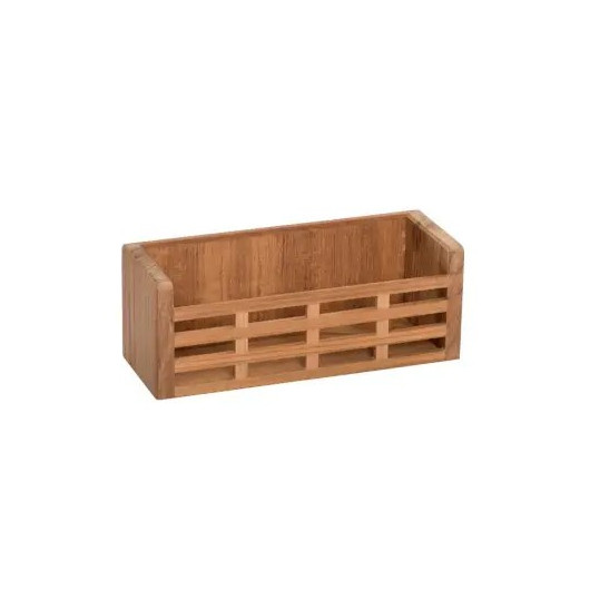 Range-objets mural en teck ARC Marine - support de rangement compact bateau et van