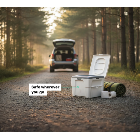 Toilettes sèches à séparation WandaGo Lite Trobolo | WC nomades pour van aménagé et camping