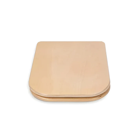 Siège de toilette avec couvercle en bois Trobolo - accessoire pour toilettes sèches - face