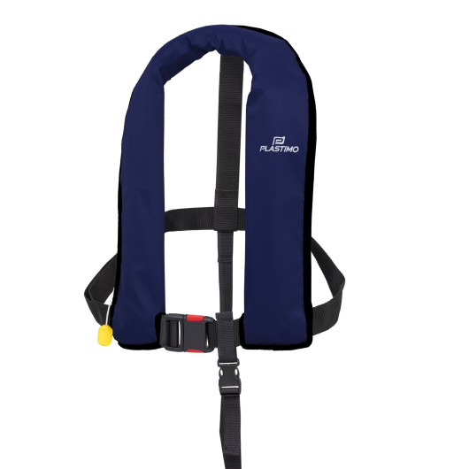 Gilet gonflable Plastimo Neo 165 déclenchement manuel | Gilets gonflable | Sans sous-cutale | Bleu Marine