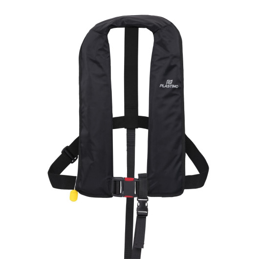 Gilet gonflable Plastimo Neo 165 déclenchement manuel | Gilets gonflable | Avec sous-cutale | Noir