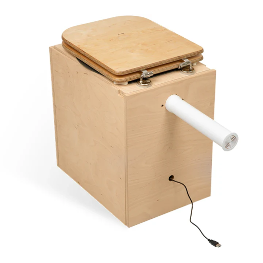 TeraBlœm Trobolo - Toilettes sèches à séparation pour van et fourgon aménagé - ventilation en option