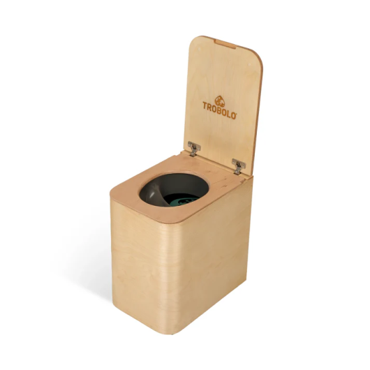 SilvaBlœm Trobolo - Toilette sèche moderne en bois pour van, fourgon et tiny house - bois