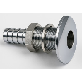 Passe-coque laiton chromé 15 mm Osculati | Passe coque & passe cloison | équipements nautiques bateau