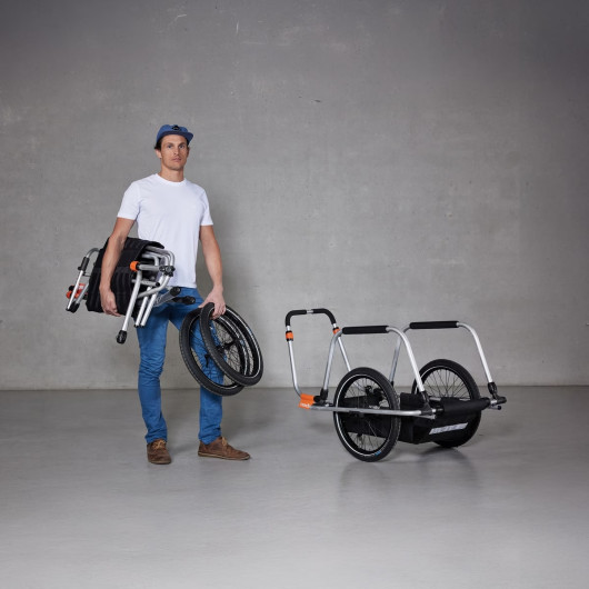 Reacha City - Remorque vélo compacte et modulable pour transport urbain