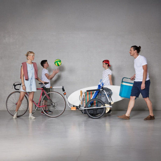 Reacha City - Remorque vélo compacte et modulable pour transport urbain