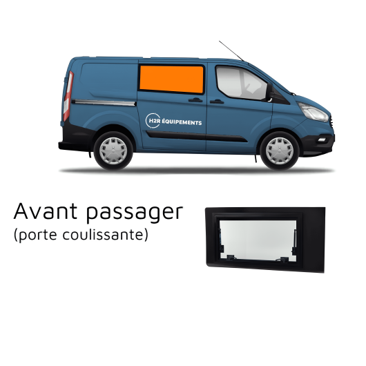 Fenêtre latérale projetable V710 - emplacement carrosserie passager + texte descriptif