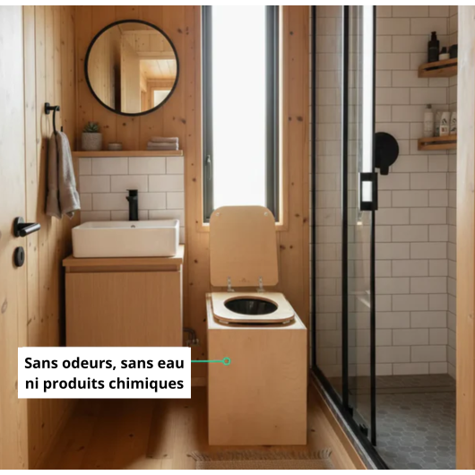 TeraBlœm Plus Trobolo - Toilettes sèches à séparation pour van et fourgon aménagé - écologique