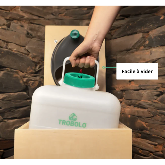 TeraBlœm Plus Trobolo - Toilettes sèches à séparation pour van et fourgon aménagé - vidange