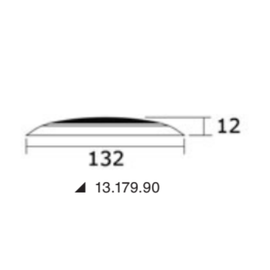 OSCULATI Plafonnier LED en inox sans encastrement