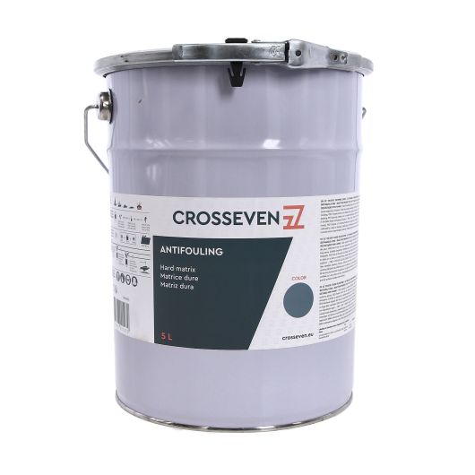 Antifouling Crosseven matrice dure de 5 L | Peinture antisalissure | Gris
