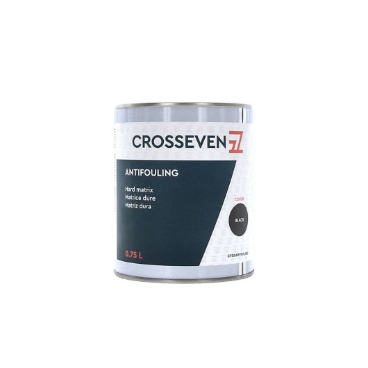 Antifouling Crosseven matrice dure de 0,75 L | Peinture antisalissure | Noir