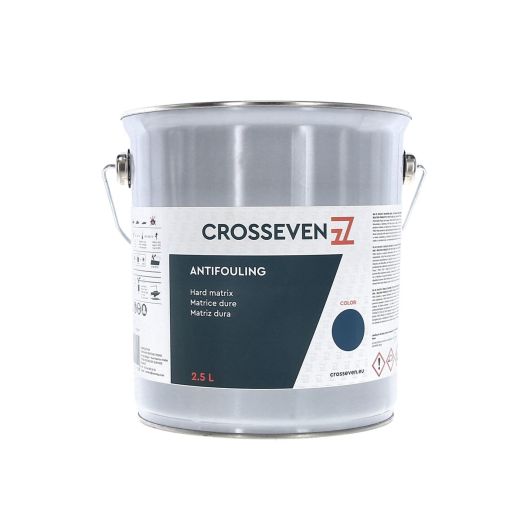 Antifouling Crosseven matrice dure de 2,5 L | Peinture antisalissure | Bleu Marine