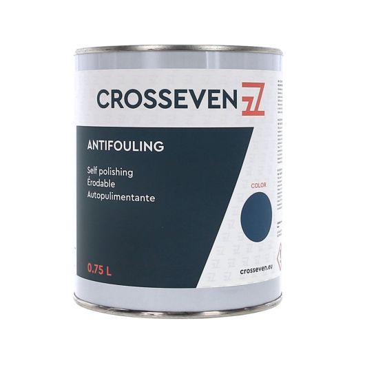 Antifouling Crosseven matrice érodable de 0,75 L | Peinture antisalissure | Bleu marine