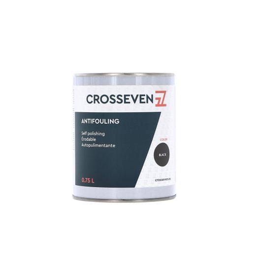 Antifouling Crosseven matrice érodable de 0,75 L | Peinture antisalissure | Noir