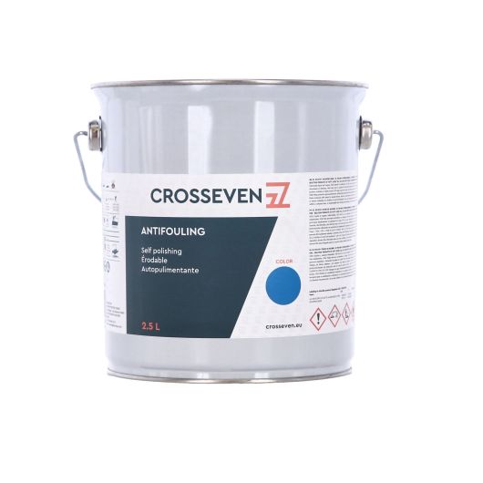 Antifouling Crosseven matrice érodable de 2,5 L | Peinture antisalissure | Bleu