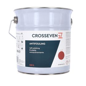 Antifouling Crosseven matrice érodable de 2,5 L | Peinture antisalissure | Rouge