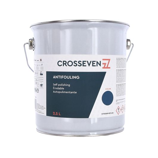 Antifouling Crosseven matrice érodable de 2,5 L | Peinture antisalissure | Bleu marine