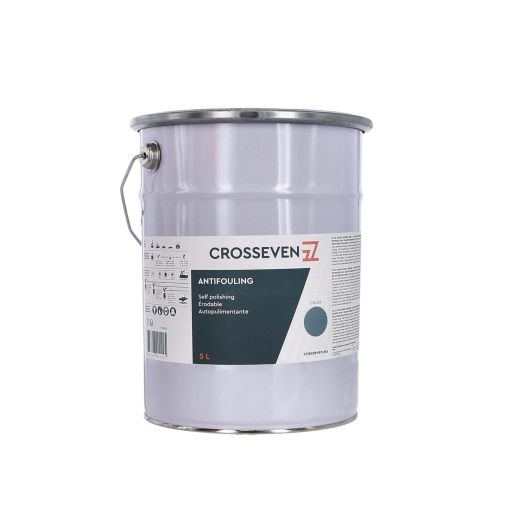 Antifouling Crosseven matrice érodable de 5 L | Peinture antisalissure | Gris