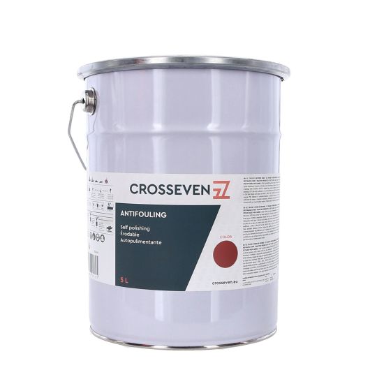 Antifouling Crosseven matrice érodable de 5 L | Peinture antisalissure | Rouge