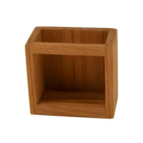 ARC MARINE Porte GPS en teck 78x36x77 - support mural élégant pour GPS portable en bateau