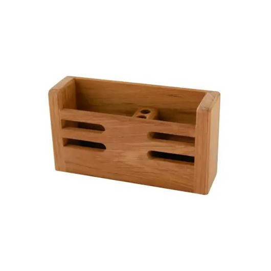Rangement multifonction ARC Marine - support mural en teck pour bateau et van