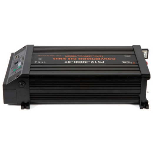 Convertisseur sinusoïdal 12V/230V 3000W PS RT Energie Mobile - Relais transfert auto pour van et bateau |vue de profibe