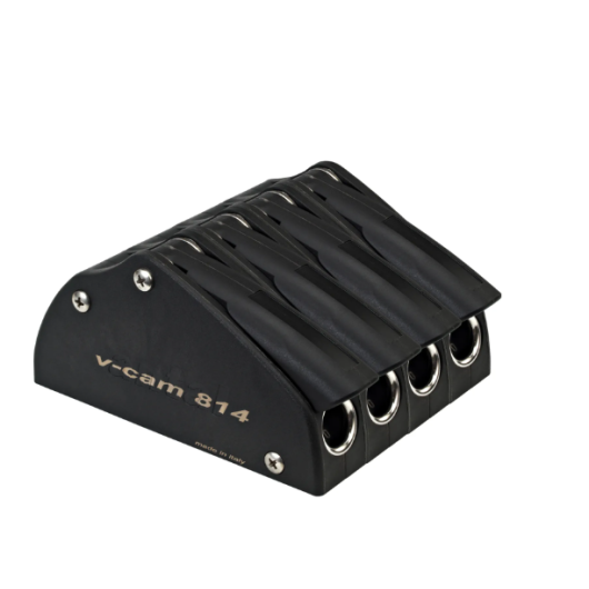 Bloqueur V-CAM 814 ø 10-12 Antal | Bloqueur & coinceur |accastillage bateau croisière ou régate | quadruple noir