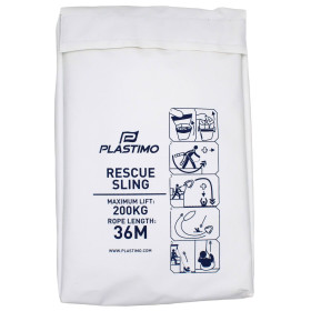 PLASTIMO Système de récupération MOB Rescue Sling 36 m Système de récupération Plastimo MOB Rescue Sling de 36 m | Bouée, engin flottant et perche IOR | Ensemble avec sac blanc