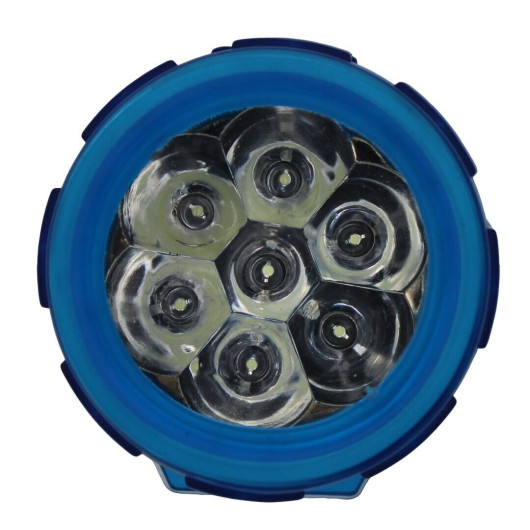 Lampe torche de sécurité PLASTIMO | Lampe torche et autonome de bateau | 7 leds 25 lumens