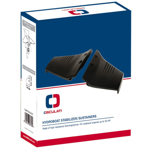 Stabilisateur hydrofoil Osculati Hydroboat | Moteur hors-bord de bateau jusqu’à 50 CV | emballage